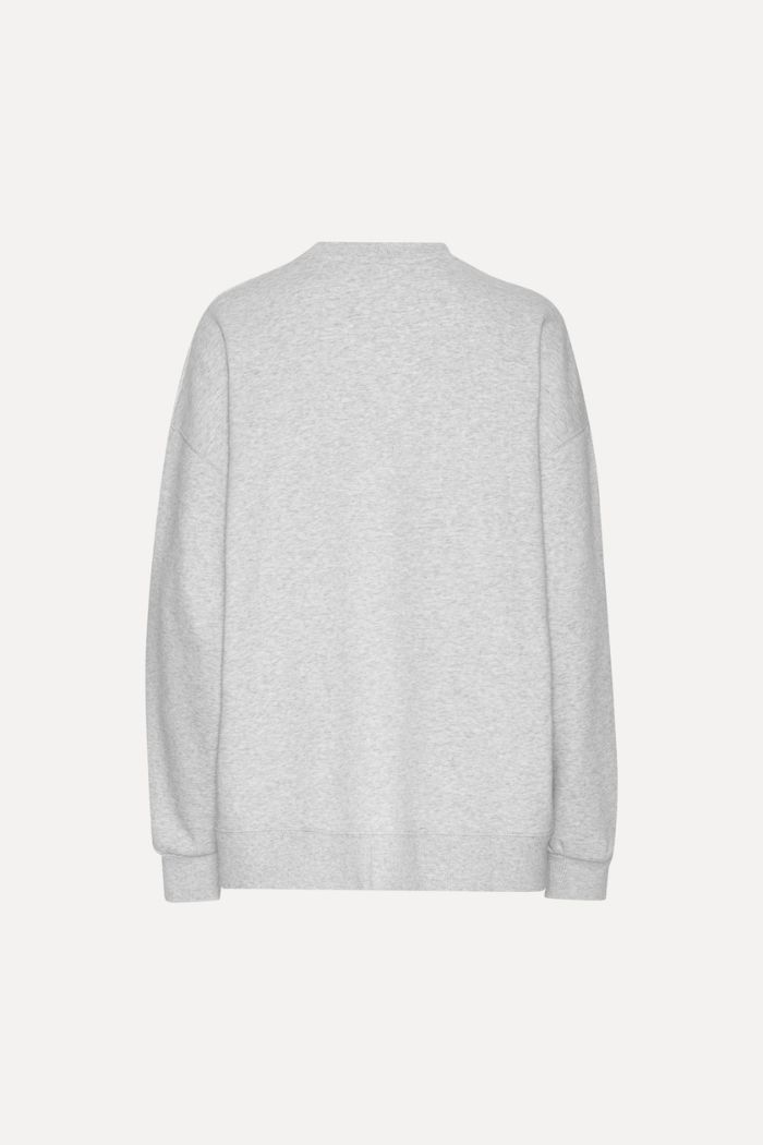 Rotate, Heavy sweat crewneck, Light grey melange